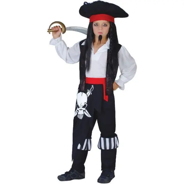 Wicked Costumes Captain Blackheart Pirate Boy's Fancy Dress Costume