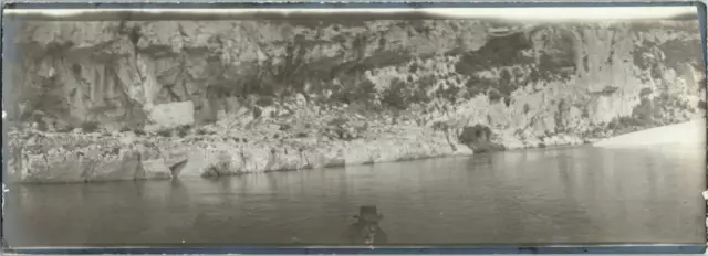 France, Vintage Ardèche Gorges print, Kodak panorama 6x18 arg print