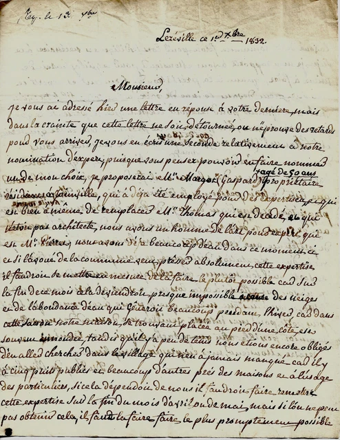 Lettre tapuscrite signée du Maréchel Foch