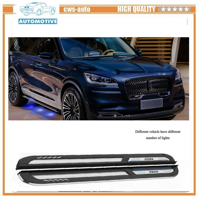 RUNNING BOARDS FITS For Hyundai Santa Cruz 20222024 Side Step with LED