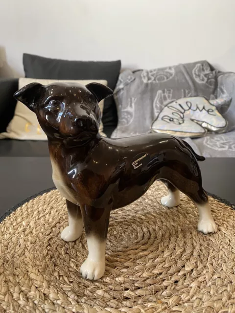 Vintage Coopercraft Staffordshire Bull Terrier Figurine