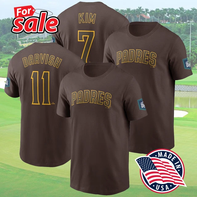 YU/KIM SAN DIEGO Padres 2024 MLB World Tour Seoul Series Name & Number