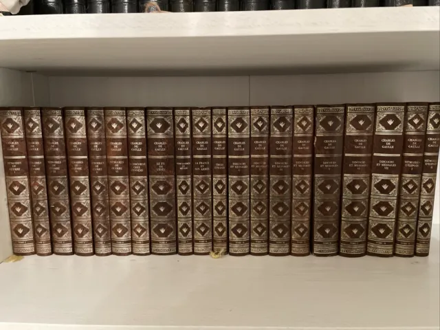 Collection 20 Volumes des oeuvres complète du general De Gaulle