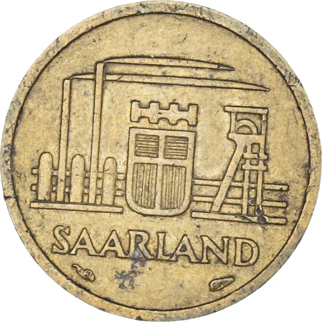[#1330533] Monnaie, Saare, 10 Franken, 1954