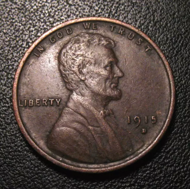 OLD US COINS 1915 D Lincoln Wheat One Cent PENNY 1 C
