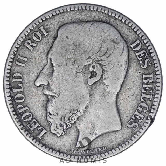 Belgique 2 francs 1867 Léopold II argent pièce de monnaie belge Belgique 2 francs 1867 Léopold II argent pièce de monnaie belge