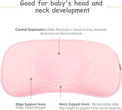Orthopädisches Babykissen gegen Verformung Plattkopf Baby Soft Pillow Geschenk 3