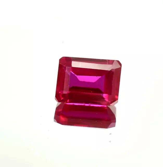 AAA Natural Flawless Mozambique Red Ruby Loose Gemstone Radiant Cut 1.65 Ct