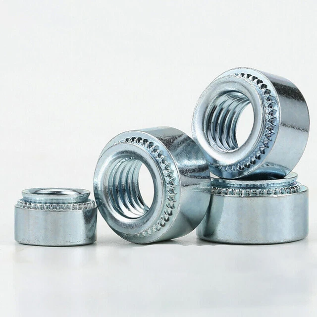 Insert Sheet Metal Press Swage Nuts M2 M2.5 M3 M4 M5 M6 M8 M10 Zinc Plated