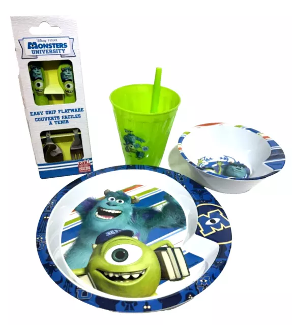 Monsters Inc - Kids Melamine Dinner Set - 5 Pce