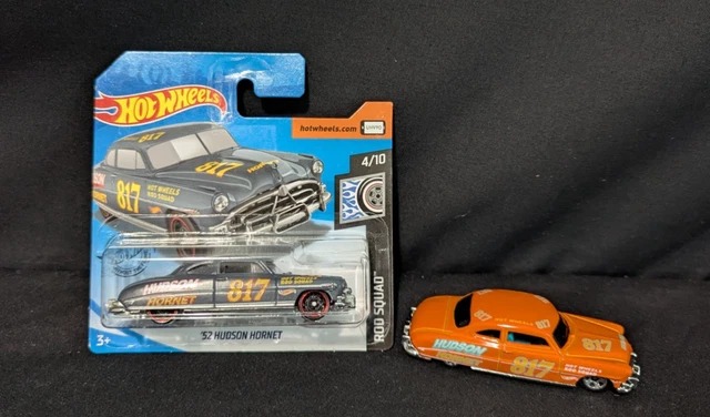 Hot Wheels Hudson Hornet Orange 2026 édition Exclusive 1:64 – Neuve Hors Boîte