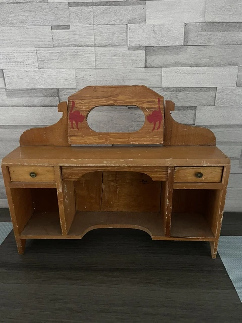 Buffet de maison de poupée - VGEBY - Style Rococo - Blanc - Résine de