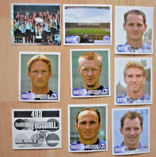 Panini football Bundesliga 2002/2003 / choose 10 stickers from list