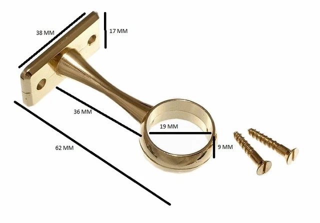 Supporti Per Asta Armadio - 10 Pezzi Ganci A U In Metallo, 45x18x11 Mm, Per Appendiabiti, Tende Doccia E Palo Tenda - Foto 7