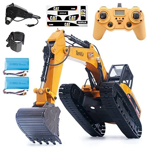 Huina 1580  RC Excavator 23 Channel V4 Full Metal RC Excavator V4 Excavator