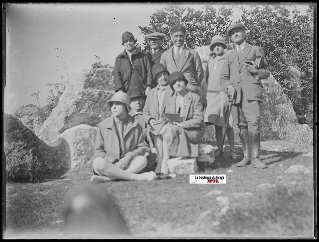 Plaque De Verre Photo Ancienne Négatif 9x12 Cm - Scène De Vie Moselle Vin - Vers 1900