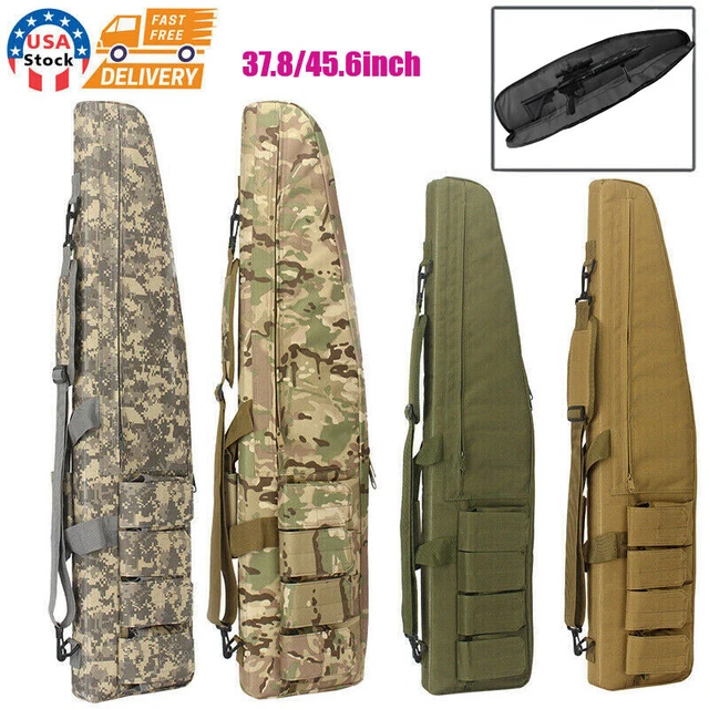 TACTICAL MOLLE RIFLE Carbine Bag Padded Pistol Storage Case Hunting