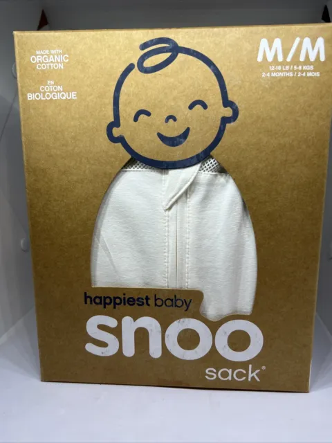 SNOO Sleep Sack Swaddle Happiest Baby Size Medium Ivory