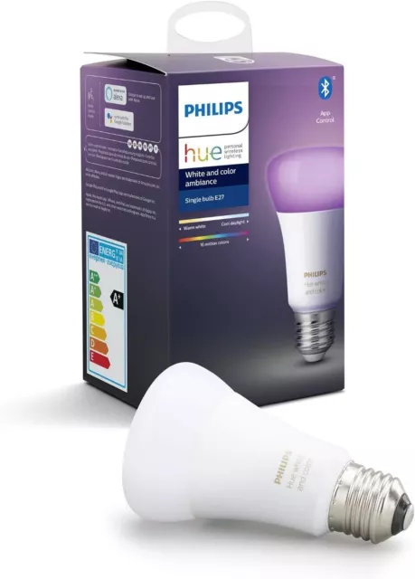 Philips Hue Bianco & Colore Ambiance E27 Lampada LED Einzelpack) 09