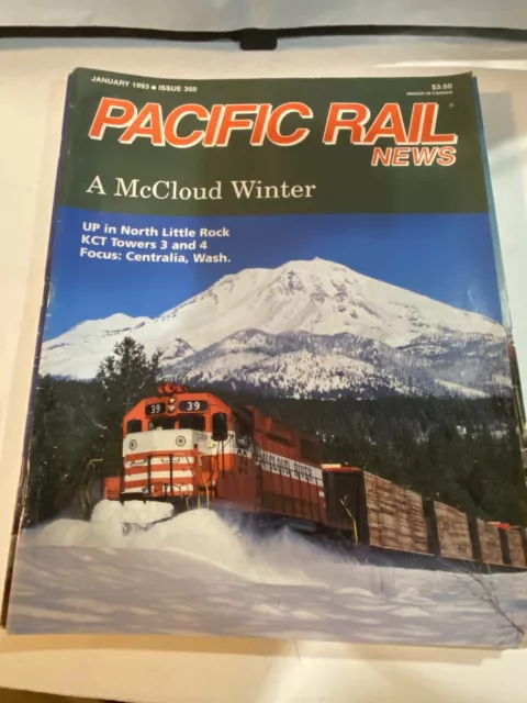 Pacific Rail News Magazine 9 issues from 1993. Missing April, October and Dec.