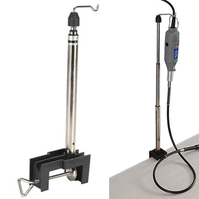 360 grados soporte para herramienta giratoria abrazadera con 3 secciones barra de acero 25 55 cm