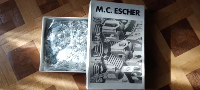 M. C. ESCHER Puzzle CONCAVO e CONVESSO 1000 pezzi cellophane integro