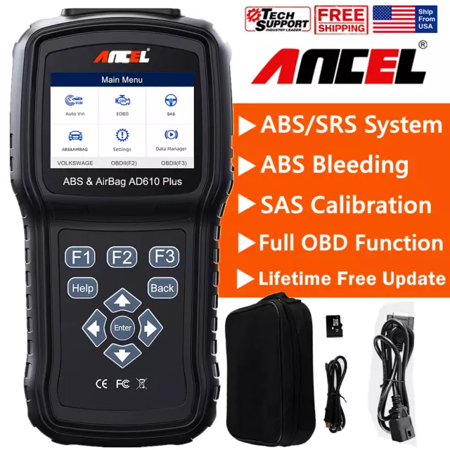 FOXWELL NT634 OBD2 Scanner SRS ABS Transmission Diagnostic DPF TPMS Oil Reset