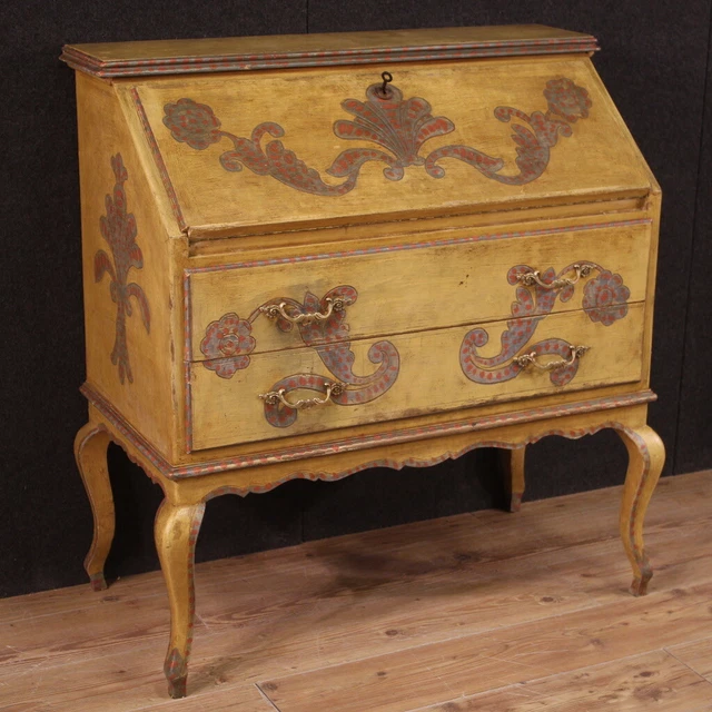 Fore Wooden Lacquered Antique Style Desk Secretary Desk Com Furniture 900