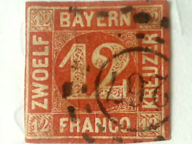 Bayern Mi.: 6-  12 Kreuzer   1850/58