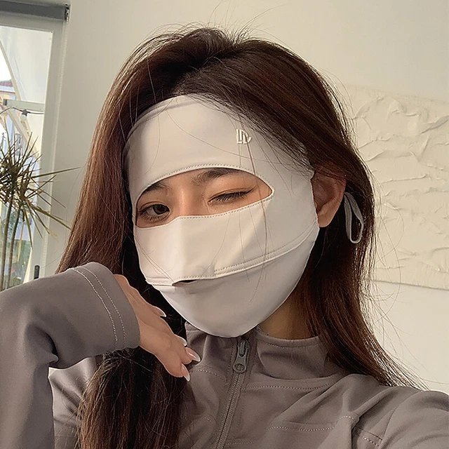 Sunscreen Mask Summer Thin Section Full Face Sun Mask Uv Outdoor Fashion Brea ~~