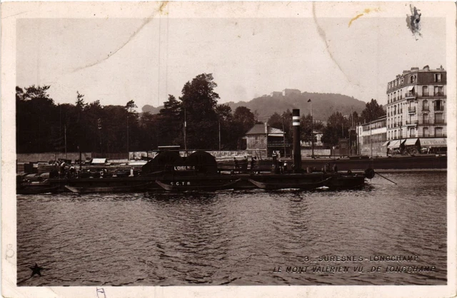 CPA SURESNES-Longchamp - Le Mont Valérin vu de Longchamp (740666)
