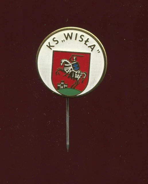 Badge . Insigne .Epinglette . Ks Wisla .Pologne .Polska. .Football Cracovie