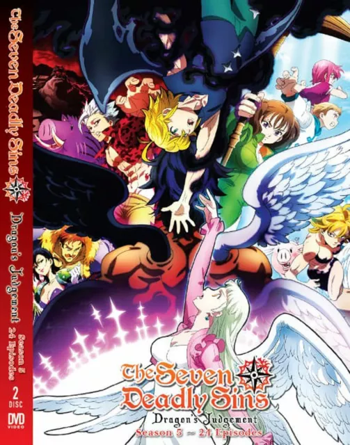 The Seven Deadly Sins / Nanatsu No Taizai Season 1-5 Anime DVD [English  Dubbed]