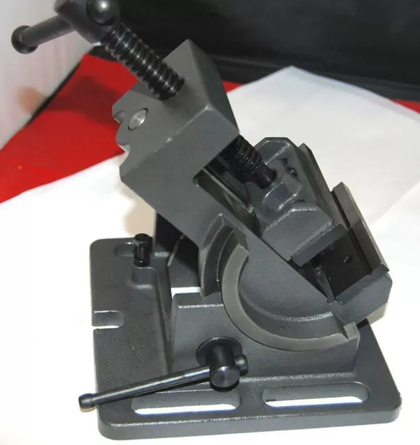 SCT 3"/75 mm Tilting Drill Press Vice For Drilling Machine Milling Workshop