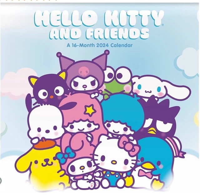 HELLO KITTY CALENDAR 2024 Deluxe 2024 Hello Kitty and Sanrio Friends