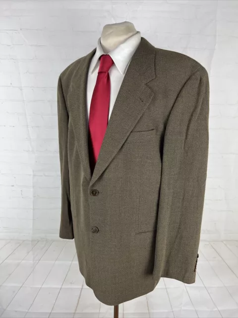 Hugo Boss Men's Brown Textured Wool/Rayon Blazer 42R $1,879 3
