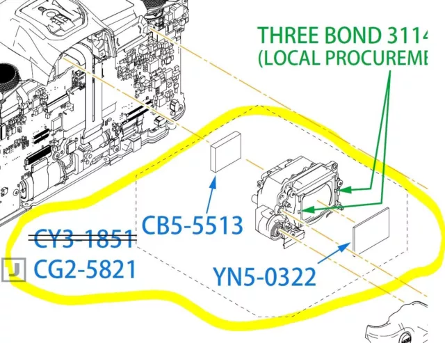 Canon EOS R, EOS-R Finder Ass'y Parts CG2-5821