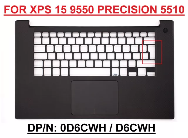 ORIGINAL DELL XPS 15 9550 PRECISION 5510 5520 Touchpad mit Handauflage UK 9159M 09159M