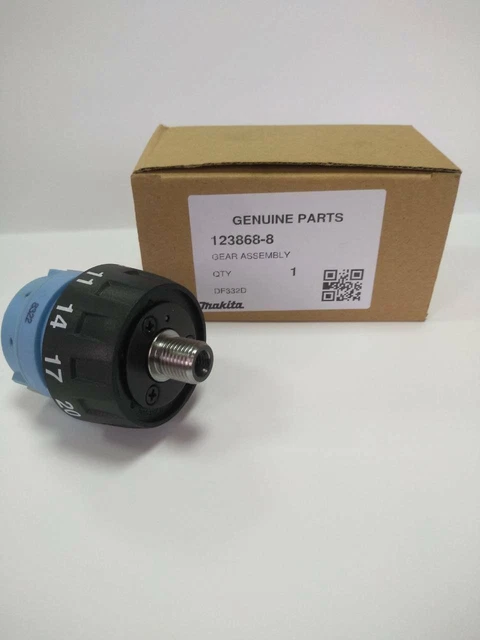 Ensemble d'engrenages Makita 123868-8 d'origine DDF483 DDF483RTJ DF332 XFD11