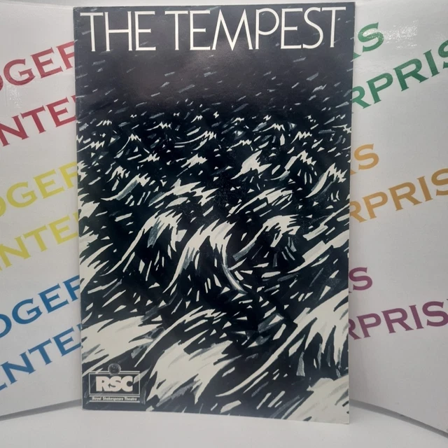 Tempest Tour Rsc THE TEMPEST RSC Royal Shakespeare Company Theatre Play Programme ...