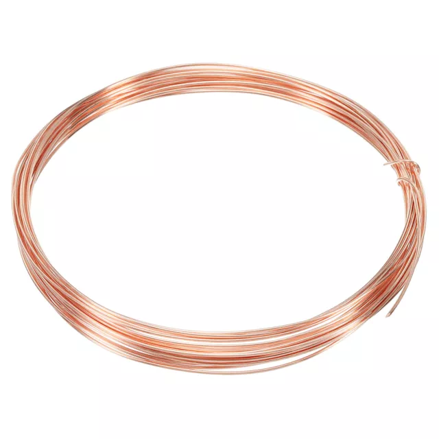 16.4Ft Solid Bare Copper Wire 21 Gauge 99.9% Pure Copper Wire Soft Beading Wire