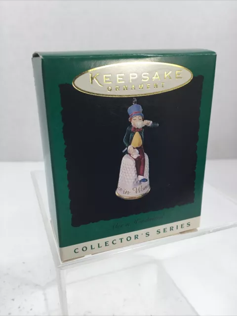 Hallmark Miniature Alice In Wonderland Mad Hatter 1996 Keepsake Ornament