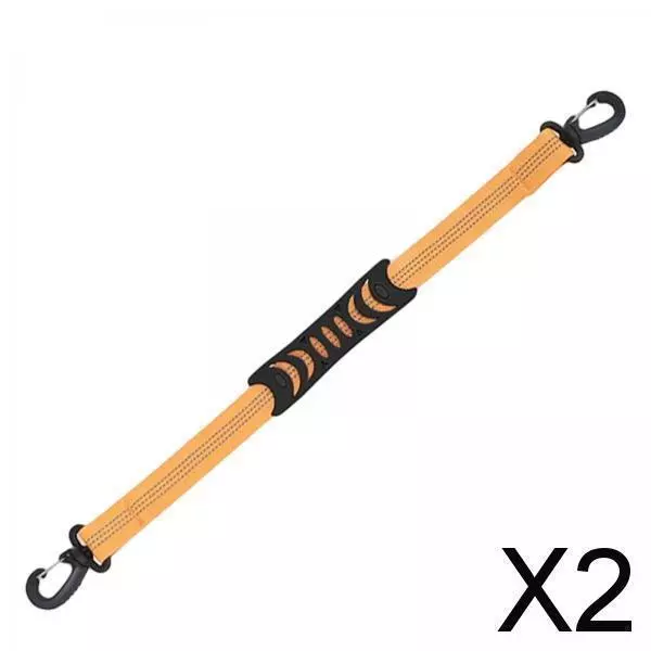 2X Tragegurt Für Tragbare Skatingschuhe Mit Endhaken Gürtel Skischuhgurt