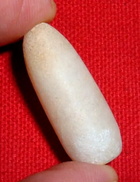 Choice Big (1.25") Sahara Neolithic Quartz Plug Labret Ancient African Artifact.