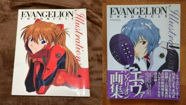 Evangelion Chronicle Illustrations (Art book) Used Anime set JAPAN