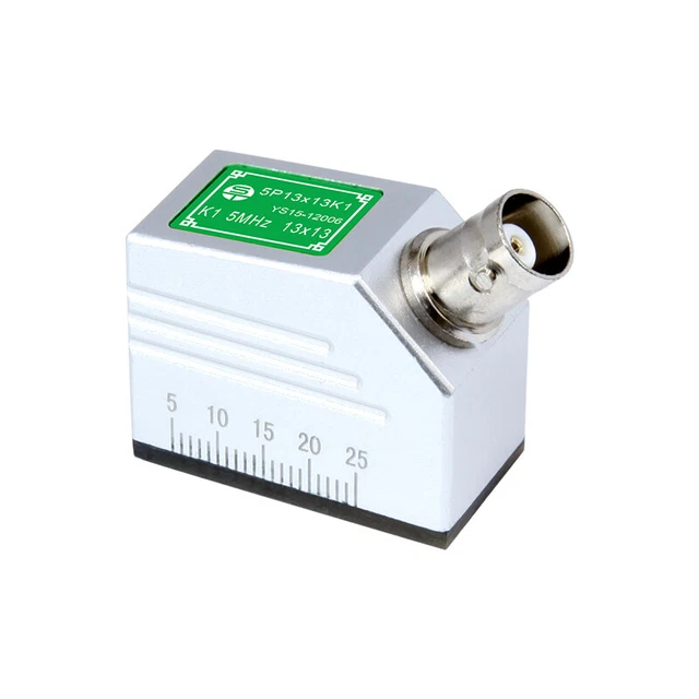YUSHI Ultrasonic Flaw Detector 5MHz 13x13mm 45° BNC Connector