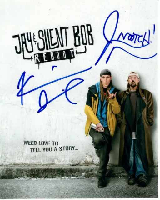 KEVIN SMITH & JASON MEWES Signed 8x10 JAY AND SILENT BOB Photo w/ Hologram COA