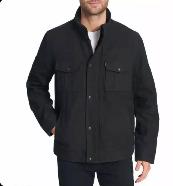 New Levi's Men's  Jacket. BLACK  Medium .  NWT