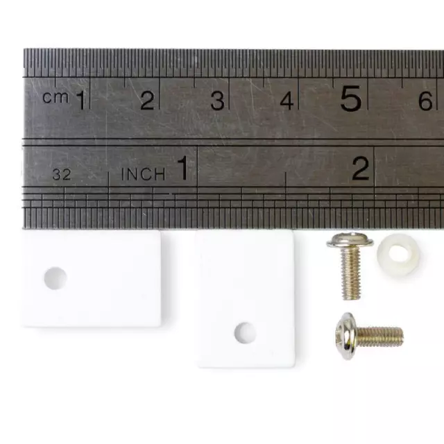 5 Keramik-Transistor-Triac-Thyristor-Isolator-Isolator für TO 220 –