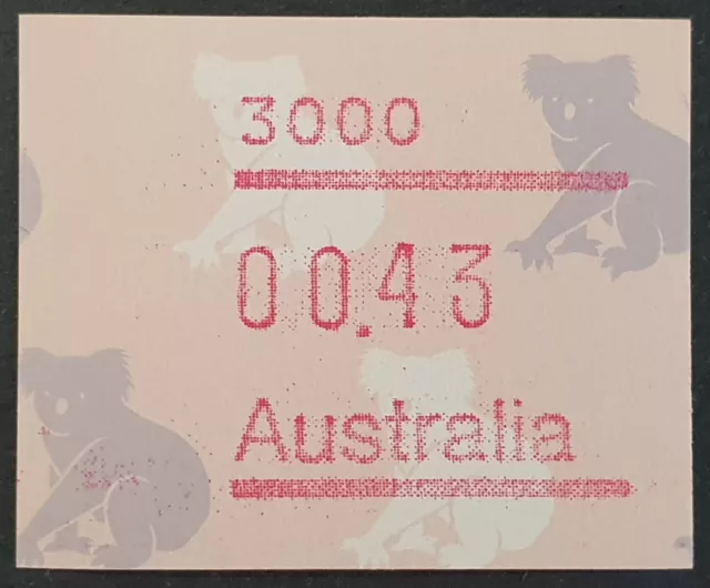 1991 Australian Frama Stamp Multiple Koalas MUH